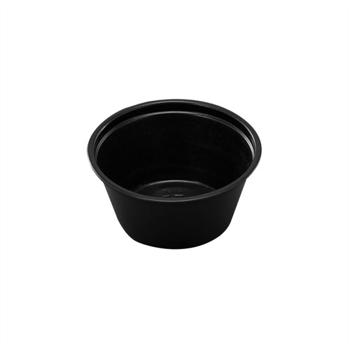 Plastbägare 60ml dia 62mm svart